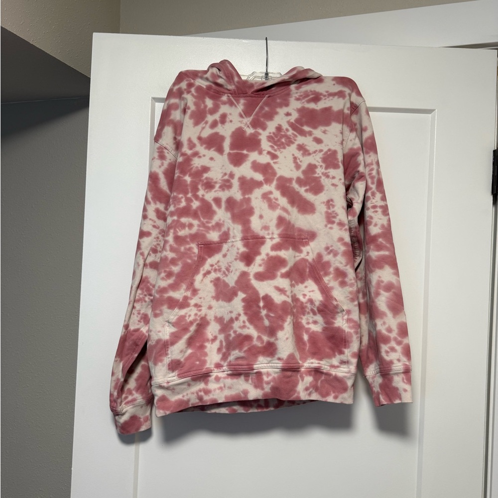 Lululemon All Yours Hoodie Tie Dye *Fleece Marmoleado Tie Dye Brier Rose Size 4 - Picture 3 of 7